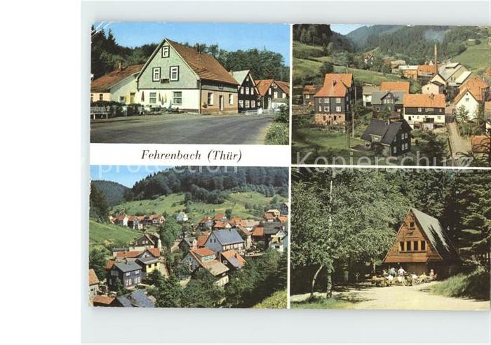 Fehrenbach Thueringer Wald HOG Rasthof Teilansichten Waldbaude Werraquelle