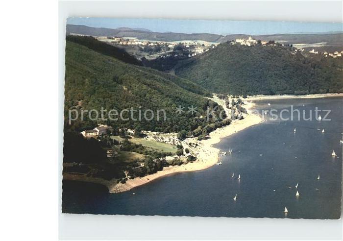 Edertal Edertalsperre Fliegeraufnahme