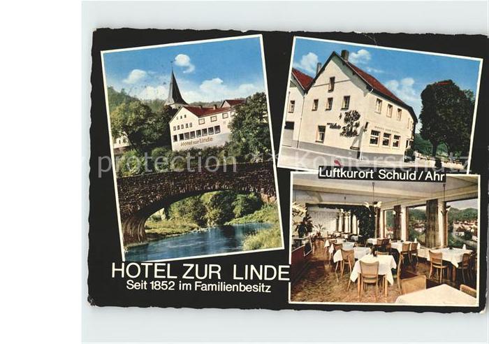 Schuld Hotel Zur Linde Gastraum Bruecke