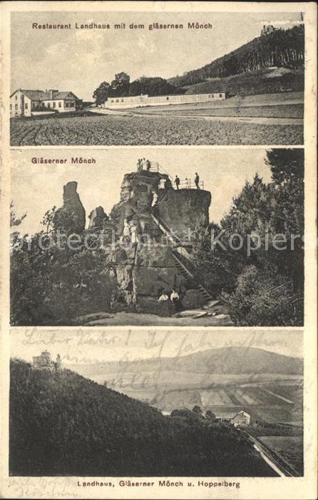 Halberstadt Restaurant Landhaus Glaeserner Moench Felsen Hoppelberg