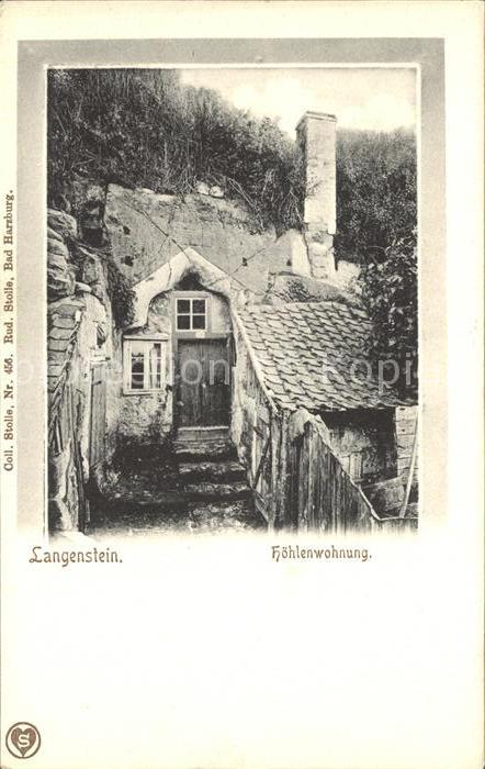 Langenstein Harz Hoehlenwohnung Serie 39. Harz Zahnrad Bahn Blankenburg Ruebelan