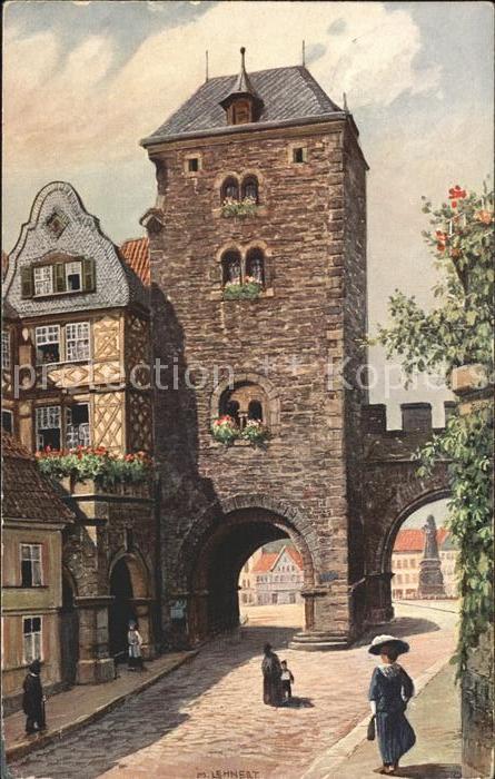 Eisenach Thueringen Nicolaitor Serie Eisenach und Wartburg No 1