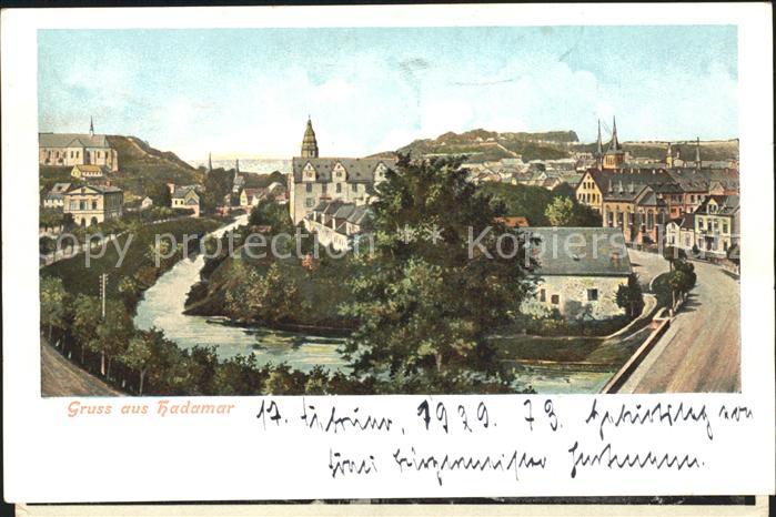 Hadamar Westerwald Blick ueber die Stadt