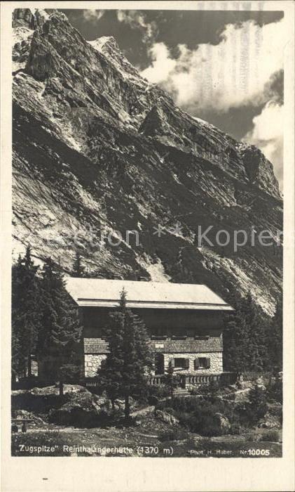 GARMISCH-PARTENKIRCHEN Bayern Zugspitze Reintalangerhuette Berghuette Wetterstei