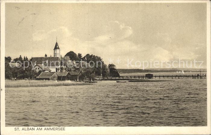 St Alban Ammersee Ansicht vom See aus