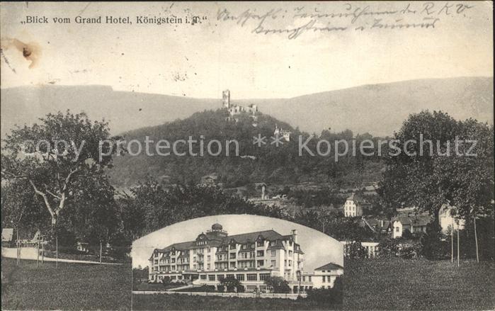 Koenigstein Taunus Grand Hotel Koenigstein Burgruine