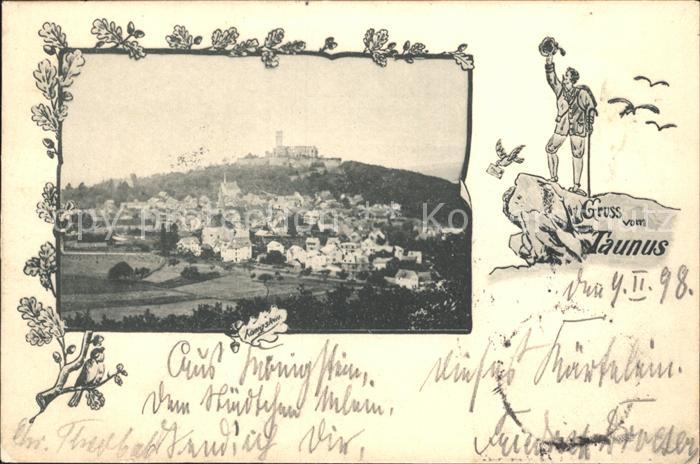 Koenigstein Taunus Stadtansicht mit Burg