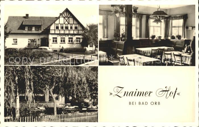 Bad Orb Znaimer Hof Gastraum