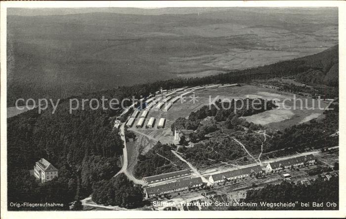 Bad Orb Fliegeraufnahme Frankfurter Schullandheim Wegscheide