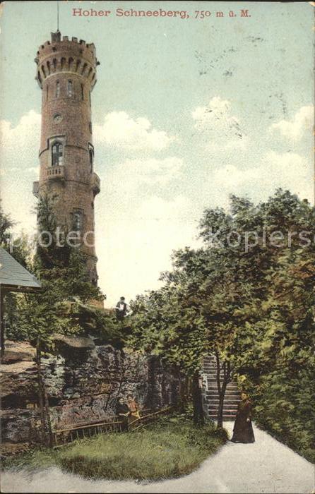 Tschechische Republik Hoher Schneeberg Turm