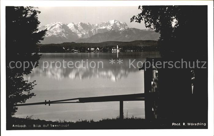 Ambach Starnbergersee mit Blick auf Seeshaupt