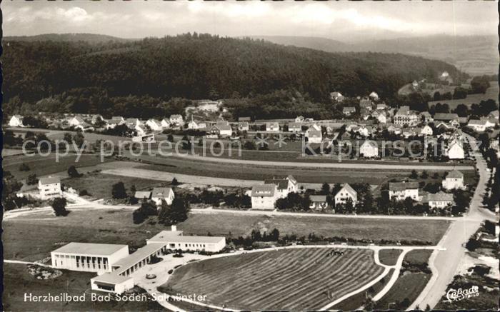 Bad Soden-Salmuenster Fliegeraufnahme Herzheilbad