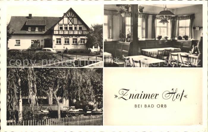 Bad Orb Znaimer Hof Gastraum