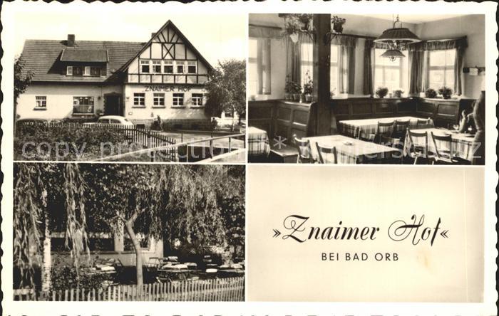 Bad Orb Znaimer Hof Gaststube