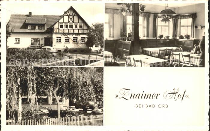 Bad Orb Znaimer Hof Gaststube