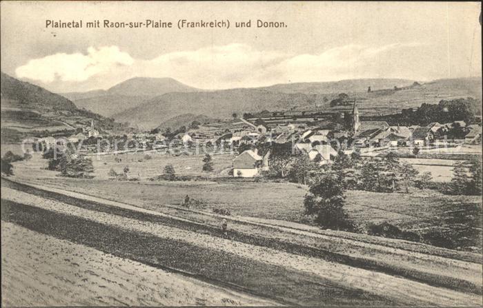 Raon-sur-Plaine und Donon im Plainetal