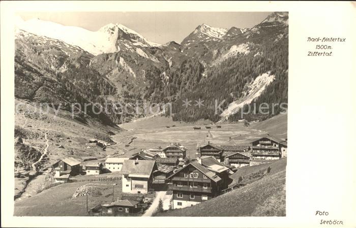 Hintertux Zillertal Hotel Badgasthof Ortsblick
