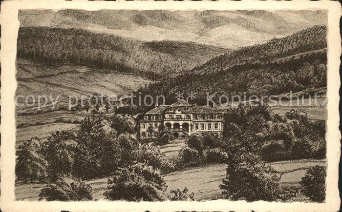 Bad Orb Neubau der Kuppelmuehle Zeichnung