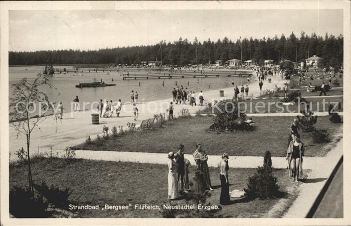Neustaedtel Sachsen Erzgebirge Strandbad Bergsee Filzteich