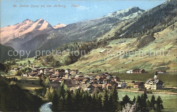 St Anton Arlberg Totalansicht