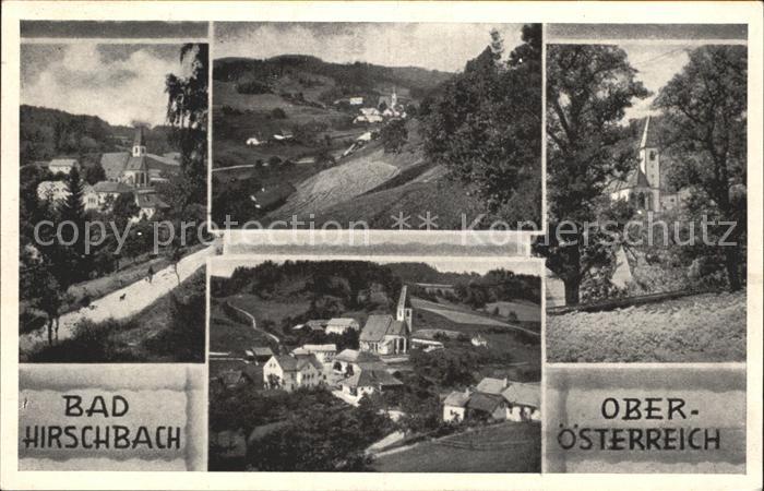 Hirschbach Muehlkreis Kirchen Totalansicht