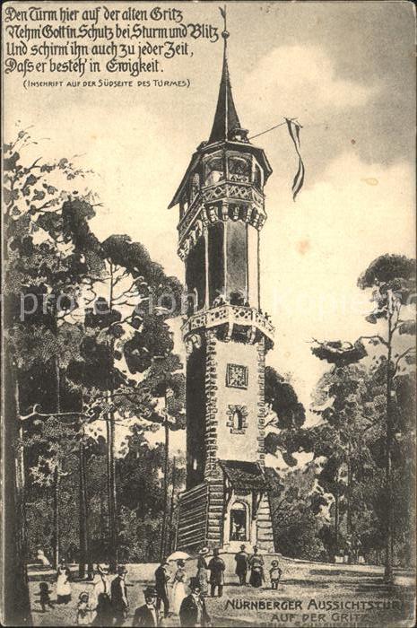 NueRNBERG  CITY Aussichtsturm auf der Gritz