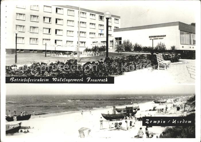 Zempin Betriebsferienheim Waelzlagerwerk Fraureuth Strand