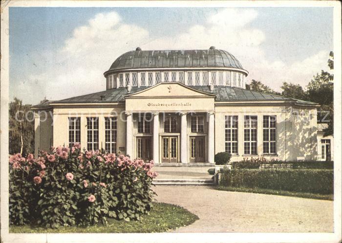 Franzensbad Boehmen Glauberquellenhalle