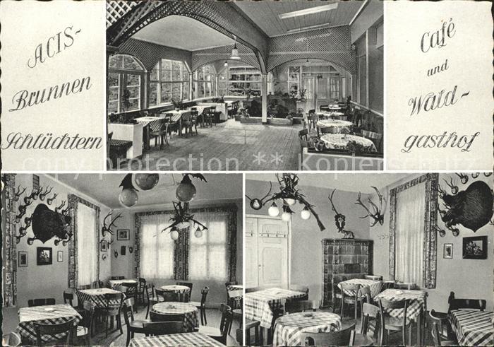 Schluechtern Acisbrunnen Cafe Waldgasthof