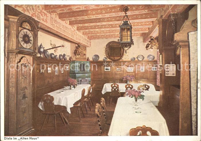 Bacharach Rhein Diele im Weinhaus Altes Haus