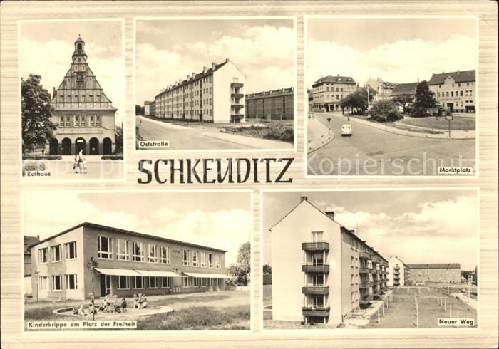 Schkeuditz Rathaus Marktplatz Neuer Weg Kinderkrippe Platz der Freiheit