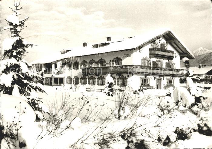 Kruen Hotel Pension Alpenhof im Winter