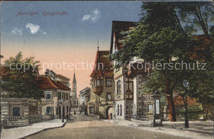 Meiningen Thueringen Georgstrasse