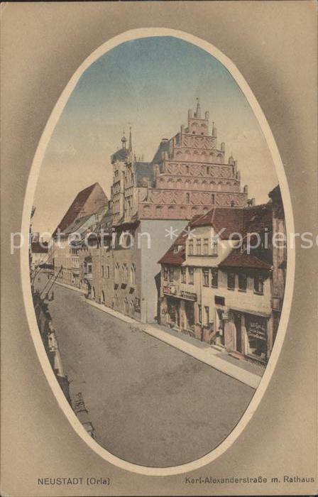 Neustadt Orla Karl Alexander Strasse Rathaus