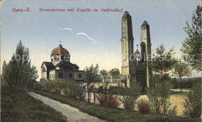 Gera Krematorium mit Kapelle im Ostfriedhof