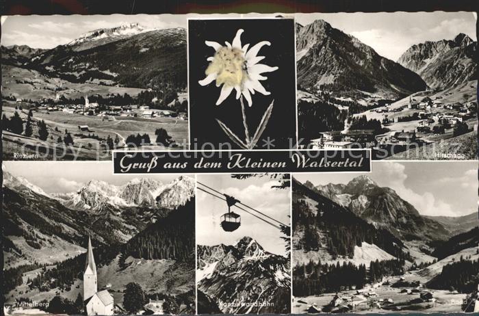 Riezlern Kleinwalsertal Vorarlberg und Umgebung Panorama Kleines Walsertal Edelw