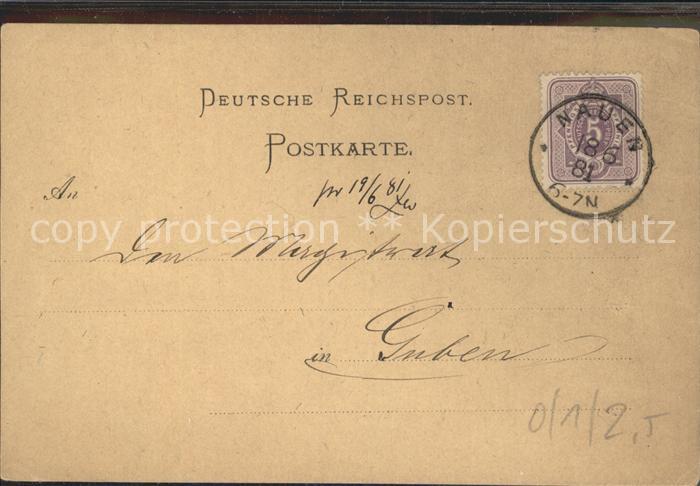 Nauen Havelland Korrespondenz Stadtkasse Deutsche Reichspost