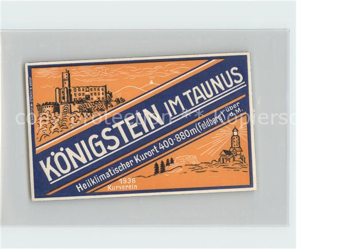 Koenigstein Taunus Burg Leuchtturm