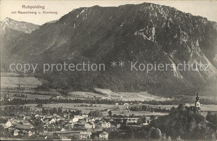 Ruhpolding Bayern mit Rauschberg und Kienberg