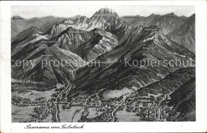 Feilnbach Bad Panoramakarte