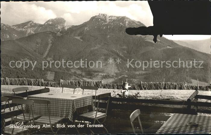 Elbach Miesbach Schwarzenberg Alm Restaurant