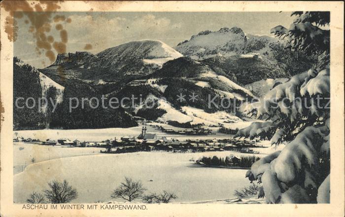Aschau Chiemgau mit Kampenwand
