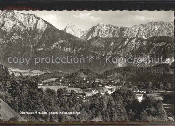 Oberaudorf mit Kaisergebirge