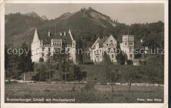 Brannenburg Schloss mit Hochsalwand