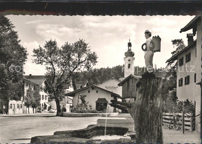 Oberaudorf mit Baeckerbrunnen