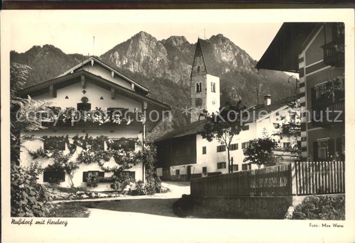 Nussdorf Chiemgau mit Heuberg