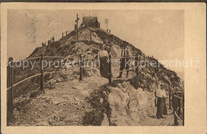 Wendelstein Berg Aufstieg zum Gipfel