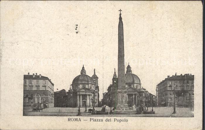 Roma Rom Piazza del Popolo