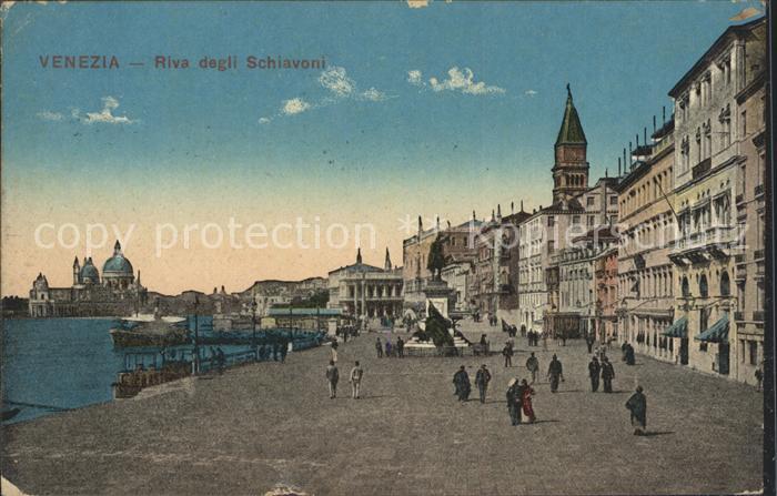 Venezia Venedig Riva degli Schiavoni