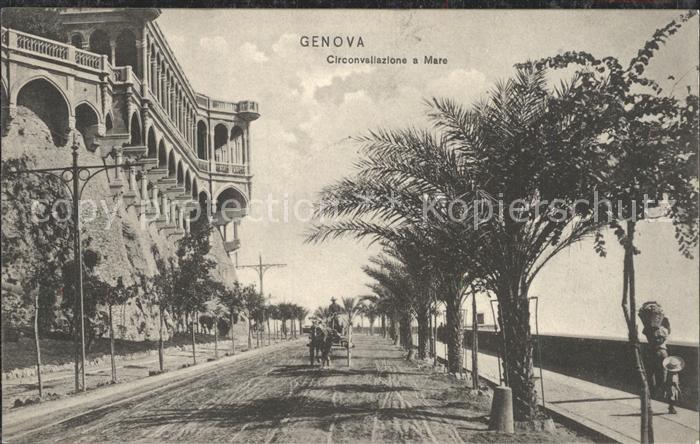 Genova Genua Liguria Promenade